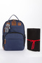 Mother Baby Care Backpack with Diaper Mat and Keychain Gift - 4