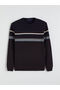 Zero Roba Collar Striped Men's Knitwear Sweater from Uzg Store for Style Enthusiasts - 6