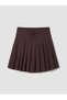 Özmarka New Season Pleated Girls' Shorts Skirt