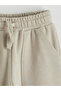 Beige Elastic Waist Boys Jogger Sweatpants 2-Piece - 3