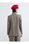 Özmarka New Season Plaid Women's Blazer Jacket - 5