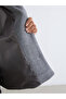 Rmz gi̇yi̇m farkiyla anthracite shirt collar ov Oversized name stamp coat - 4