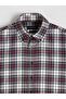 Regular Fit Long Sleeve Plaid Men's Lumberjack Shirt - 7
