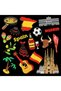 Spain Themed Vintage Sticker Set – Madrid, Spain, Flamenco & Travel Stickers - 2