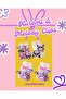 Kuromi Melody Hair Clips Combo - 2