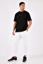 Cotton Crew Neck Regular Fit Basic T Shirt Men's T SHIRT5902731 - 4