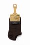Unisex Socks Ribbed Booties Socks Set of 4 – Brick, Cream and Brown Tones - 5