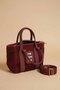 Women's Plush Small Hand and Shoulder Bag - Teddy (33X22X12 cm) - 4