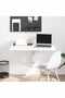 Folding Wall Table White 100x60 cm