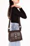 Women's Double Compartment Stylish Daily Bag Ald.1406 Brown - 4