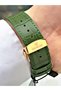 Green Color 5 Atm Water Resistant Slim Steel Case Men's Wristwatch 631494Mr - 4