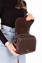 Women's Double Compartment Stylish Daily Bag Ald.1406 Brown - 3