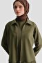 Jacket dress modal set khaki - 2