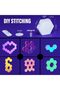Bluetooth-enabled hexagonal lamp, smart LED night light with Bluetooth app remote control - 6