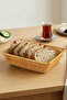 Rectangular Rattan Mini Bread Basket - Bb6061