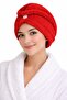 Women's Hair Cap / Hair Towel Elastic, Buttoned, Microfiber (7 Colors) Bath Towel Quick Drying - 3