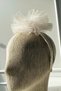 Henna Night White Tulle Motif Bridal Bridesmaid Crown Sbt6006