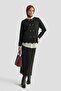 Button Detailed Knitwear Set 25Ktd6118 Black - 2
