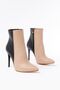 Zri̇n-216 Premium Nut Black High Thin Heeled Zippered Women's Boots