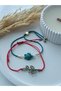 Turtle with Card Marteniçka Luck Bracelet Friendship Red String Women's Bracelet - 4