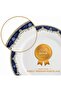 Aurora Collection 45 Pcs Dinner Set Real Gold Plated - 4