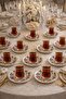 12-Piece Gilded Iznik Motif Porcelain Tea Plate – Patterned Tea Plate - 4
