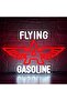 لافتة نيون LED مضيئة مكتوب عليها "Flying A Gasoline" مقاس 29 × 40 سم لتزيين المرآب