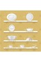 Eureka Collection 35 Pcs Dinner Set Real Gold Plated - 3