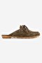 Florian Women's Genuine Leather Slippers Khaki Suede - 5