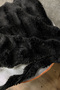 Plush Puffy Decorative Pillow Cushion Cover Fluffy Bubble Black 1 Piece 50X50 cm - 3