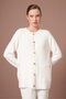 Women's Pocket Detailed Knitwear Cardigan Ecru 25259 - 3