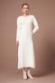 Women's Stone Detailed Knitwear Dress Ecru 25253 - 2