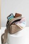 Women's Quilted Crossbody Bag (Width 25 cm X Length 17 cm X Depth 6 cm) - 7