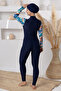 Aurora Stretch Fabric Long Sleeve Hijab Swimsuit 1115 - 6