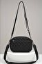 Women's Quilted Crossbody Bag (Width 25 cm X Length 17 cm X Depth 6 cm) - 3