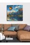 Oil Painting Look Flying Balloon One Piece Square Canvas - Canvas Painting - 3