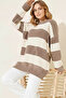 Casual Thick Knitwear R4511 Mink - 3