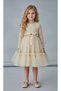Girls' Belt Floral Princess Model Birthday School Performance SPECIAL OCCASION DRESS