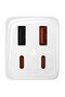 Încărcător rapid GAN6 Pro, 2xUSB-C + 2xUSB, 65W Alb - 7