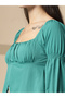 Women Green Bell Sleeve Top - 5