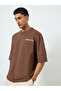 Men Pocket Print Front Panel Washed Boxy T-Shirt - 3