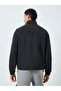 Men Black Solid Zip-Up Jacket - 5