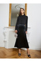 Women Black Embellished Long Sleeve Shirt - 2