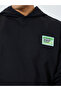 Men Black Padel Club Graphic Terry Hoodie - 4