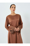 Women Long Sleeve with Lace Patch Jalabiya - 2
