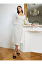 Women Tweed Look Evening Sheath Dress - 2