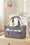 Figured felt mommy and baby diaper bag organizer - portable newborn essentials