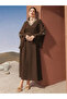 Women Jacquard Jalabiya with Tassel Trim