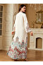 Women Graphic Print Detail Long Sleeve Jalabiya - 3