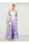 Women Purple Purple Ombre Paisley Jalabiya - 3